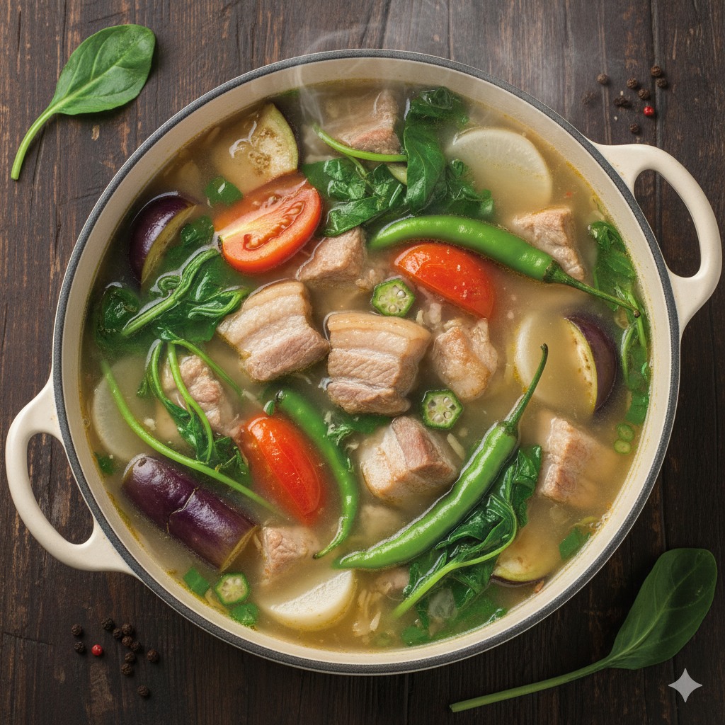 Pork Sinigang Recipe with Gabi